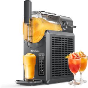 Slushie Machine, No Ice Needed, INOVIVA 72 oz Frozen Drink Maker for Home with Self-Cleaning, 5 Preset Programs, Frozen Margaritas, Frapps, Milkshake, and More, (2025 Version)