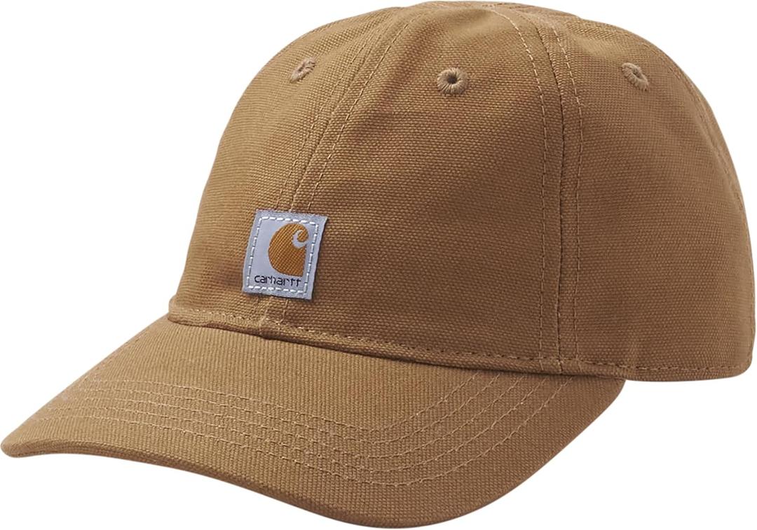 Carhartt Kids' Signature Canvas Baseball Cap Hat (One Size)