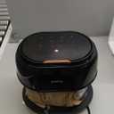 6.5QT Visible Glass Air Fryer, 8-in-1 Long Tray Design with 360 Viewing Window, Digital Touchscreen, Fries, Cake, Defrost, Chicken Wings, Dishwasher Safe, Oil-Less Oven