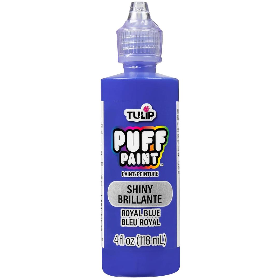 Tulip 41413 Dimensional Fabric Paint 4oz Slick Royal Blue