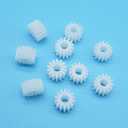 143A 0.5M Gears 14 Teeth Modulus 0.5 Plastic Pinion Toy Parts Accessories 10pcs/lot - (Number of Teeth: 14 Teeth, Hole Diameter: 3mm Tight)
