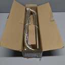 Gold Wrap Around Curtain Rods 36 to 72:Blackout Heavy Duty Adjustable Window Curtain Rod for Bedroom Kitchen, Modern Decorative Curved French Metal Single Drapery Rods Easy Install, Brushed Gold