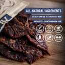 Righteous Felon Beef Jerky - Truffle-O-Soldier Flavor - All-Natural Jerky - Locally Sourced & Dried Beef Jerky - Low-Sugar, High-Protein, Healthy Snacks - 2 Ounces, Pack of 3 (EXP 07/09/26)