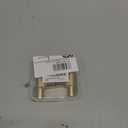 3-Pack Foskan PEX Fittings, 1"x1"x3/4" Reducing Tee,Brass Barb Crimp PEX Fittings for Hot or Cold Water Distribution