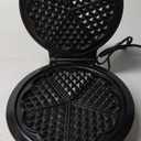 Mueller Heart 5 Waffle Maker, Waffle Iron, Adjustable Browning Control & Nonstick, Cool Touch Handle, Easy to Clean, Small Kitchen Appliances