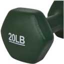 Amazon Basics Neoprene Coated Hexagon Workout Dumbbell Hand Weight