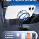 FNTCASE for iPhone 16 Case Clear: Magnetic Phone Cases with Screen Protector Drop Proof Compatible with Magsafe Slim Anti Yellowing Rugged Shockproof Protective Transparent Cell Cover (A-Clear)