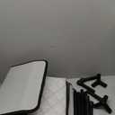 Outdoor Cat House Heated for Outside Winter 100% Waterproof Oxford Tarpaulin with Safe Escape Door and 5" Elevated Base with Heater for Feral Barn Cat Kitty (26x20x14)