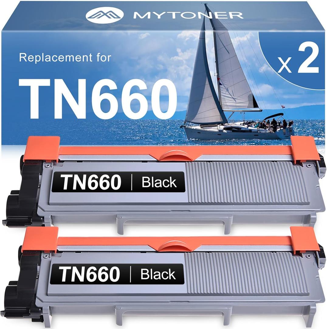 MYTONER Compatible Toner Cartridge Replacement for Brother TN660 TN-660 TN630 TN-630 Toner Cartridge for HL-L2300D HL-L2380DW HL-L2320D DCP-L2540DW MFC-L2700DW MFC-L2685DW Printer (Pack of 2) MYTONER Compatible Toner Cartridge Replacement for Brother TN660 TN-660 TN630 TN-630 Toner Cartridge for HL-L2300D HL-L2380DW HL-L2320D DCP-L2540DW MFC-L2700DW MFC-L2685DW Printer (Pack of 2)