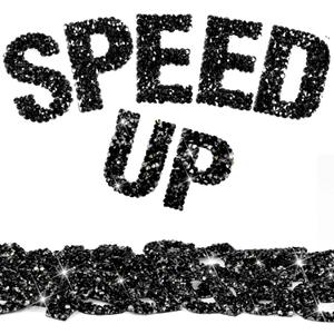 Locacrystal 34Pcs Bling Resin Rhinestone Alphabet Letter Sticker A-Z Letters DIY Car Decoration Self-Adhesive Iron-On Crystal Word for Cars Arts Crafts Clothing Decoration(Black,1.57)