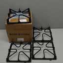 WB31K10034 Burner Grate Replacement for GE Burner Grate Stove Parts General Electric Gas Range Stove Top Surface Grate, Cast Iron Rack, 4 Pack