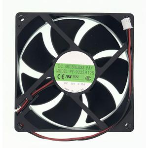 New Cooling Fan for POWERYEAR PY-9225H12S DC 12V 0.35A 9025,Size: 90X90X25mm 2-pin 2-Wire DC Brushless Fan.