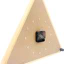 Yuanhe Billiards Pool Ball Clock - 14Inch Triangle Pool Table Cool Wall Clock with Solid Wood Frame,Great for Billiards Room,Pool Room,Game Room,Bar