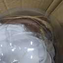 Halloween Decorations Outdoor Large Hanging Swing Ghost with String Lights Remote Control Halloween Swinging Ghost Decor for Tree Porch Yard Garden Lawn