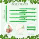 Eaasty 25 Sets St. Patrick's Day Gifts Four Leaf Clover Ballpoint Pens Irish Blessing Notebooks Saint Patricks Day Green Party Favors for Coworkers Staff Teacher Team Office Supplies