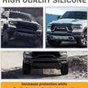 Front Tow Hooks Covers Hitch Cover Customized Car Tow Hooks Compatible with RAM 1500 Accessories 2019-2025,2026 (Blue)