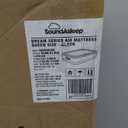 SoundAsleep Dream Series Luxury Air Mattress with ComfortCoil Technology & Built-in High Capacity Pump for Home & Camping- Double Height, Adjustable, Inflatable Blow Up, Portable - Queen Size (Black)