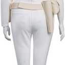 Womens Queen Cosplay Costume Princess Costume Outfits Adult Movies Halloween Carnival Cosplay Outfit (Beige, M)