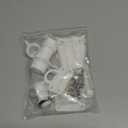 Cooler Replacement Parts Kit, Ice Chest Plastic Hinges, Latch Posts, Threaded, and Triple-Snap Drain Plug. Compatible With Igloo Cooler. Option for Repairing and Replacing Multiple Cooler Parts. (White)