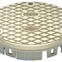 Zurn LC-CR06NI Round 6" Nickel Bronze Cleanout Head Assembly