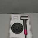 SHRATE Professional High Speed Ionic Hair Dryer | Ultra-Fast Drying | 500 Million Negative Ions | Low Noise | 160000 RPM | Compact Blow Dryer with Magnetic Diffuser for Faster Drying All Hair Types (Grey)