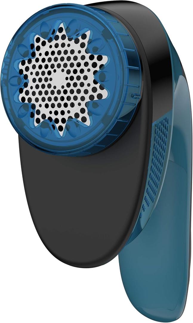 Rowenta JA1011 Portable Lint Remover Shaver with Adjustable Shave Height, Fabric Defuzzer, Blue