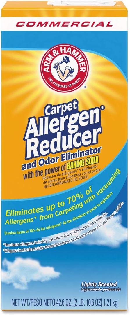 Arm & Hammer 3320084113 Carpet & Room Allergen Reducer & Odor Eliminator, 42.6oz Shaker Box
