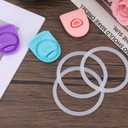 BOXOB 3pcs O Seal Ring & 3pcs Silicone Stoppers for Owala Freesip Cap, Silicone Water Bottle Top Lid Gasket BPA-Free Sealing Accessories for Owala Freesip 24/32oz (Color 3)