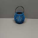 Everyday Living Solar Lantern - Aqua 5.9 in