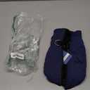 SCENEREAL Winter Dog Vest Coat with Built-in Harness, Warm Puppy Jacket for Small Dogs, Cold Weather Coat with Zipper, Fleece Puffer Vest Windproof Snow Clothes, XS(Chest 11.5")-Regular, Rolay Bule-Matte)