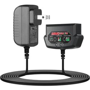 AVID POWER 20V Max Lithium Ion Battery Charger, Only Compatible with Avid Power 20V 1.5/2.0Ah Batteries (Excludes 3.0Ah Batteries)