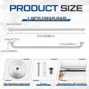 Zonon 57" Grab Bar for Shower Stainless Steel Extra Long Safety Handrail