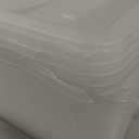 IRIS USA 68 L (72 QT) Plastic Storage Box with Lid and Latches - 4 Pack - BPA-Free, See-Through Organizing Solution, Durable Nestable Stackable Containers, Secure Pull Handle - Clear