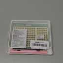 Natural Lash Clusters Kit 8-12MM Short Cluster Eyelash Extensions Kit Clear Band Cluster Lashes Wispy Eyelash Clusters CC-Curly Fluffy Individual Lashes with Lash Bond and Seal for Easy Application