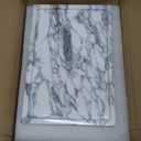 Real Luxurious Natural Marble Vanity Tray Genuine Marble Storage Tray for Home Decor Stone Tray for Bathroom/Kitchen/Vanity/Dresser NonResin/(arabescato)