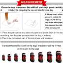 QUMY Dog Shoes for  Dog Boots & Paw Protectors for Winter Snowy Day, Summer Hot Pavement, Water-Resistant in Rainy Weather, Outdoor Walking, Indoor Hardfloors Skid-Resistant Sole,  Size 3: 2.0''x2.5''(W*L) (Pack of 4)