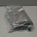 OLANLY Toilet Rugs U-Shaped 24x20, Extra Soft Absorbent Chenille Contour Bathroom Rugs for Toilet, Dry Quickly, Machine Washable, Non-Slip Bath Mat, Grey