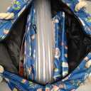 TIASUSAN American Mahjong Tiles Set, 166 White Tiles, Blue Printed Bag with Entire Accessories, 4 All-in-One Rack/Pushers, Mahjong Game Set