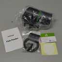 Automatic Fish Feeder for Aquarium - Auto Fish Food Dispenser Rechargeable for Small Large Tank with USB Charger Cable12/24/48H Interval Esay Set Up (Black, CY-019)