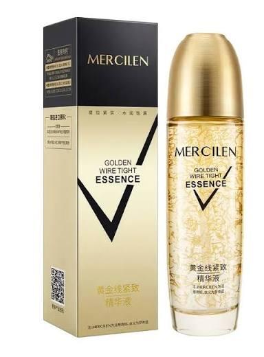 MERCILEN Golden Wire Tight Essence – Firming & Lifting Facial Serum for Anti-Aging, Hydration, and Skin Radiance, 120ml