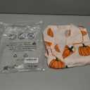 MBZJSDKHLK Women's Halloween Pajamas Set Silk Satin Ghost Pumpkin Print Long Sleeve Button Down Shirt 2 Piece Pjs Shorts Sets, XL