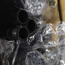 10Ft String Light Poles 4 Pack,Light Poles for Outside Lights,Outdoor with Fence Brackets Hanging Lights,Metal Stand Deck Patio Backyard