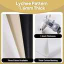 1.6mm Marine Vinyl Fabric 26" Wide Heavy Duty Waterproof Synthetic Leather Sheets Anti-UV,Non-Peeling for Boat Auto Home Upholstery Crafts DIY Sewings Sofa Handbag, White 26"×24"