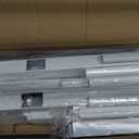 Hand Rails for Outdoor Steps，Stair Handrail & Indoor Stair Railing Kit，Railings for Outdoor Steps for Fence & Outdoor Steps (2, White-with Balusters, 3 Step)