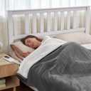 Heated Blanket Electric Blanket Full Size 84"x72" Fast Heating Electric Blanket with 12 Hours Auto-Off and 6 Heating Settings Overheat Protection Cozy Soft Flannel Heated Throw Blanket ETL-Certified (Grey)