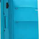 Hanke 28 Inch Luggage with Spinner Wheels Expandable Large Suitcase with Wheels Softside Check in Luggage Rolling Suitcase with Lock Lightweight Travel Luggage for Men and Women.(Caribbean Blue)