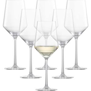 ZWIESEL GLAS Pure Sauvignon Blanc White Wine Glass (Set of 6), Graceful Wine Glasses for White Wine, Dishwasher-Safe Tritan Crystal Glasses, Made in Germany (14 Ounce), 13.8 Ounces