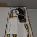 Keer Gold Single Handle Pull Down Kitchen Faucet with Soap Dispenser, 3 Modes Sprayer, Easy Assembly, Single Handle High Arc Stainless Steel Faucet