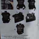 RUNmax 20LBS - 150LBS Adjustable Weighted Vest Wtih Shoulder Pads Option for Men and Women (Black)