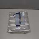 King Size Flat Sheet - Hotel Quality Top Flat Bed Sheet Only - Ultra-Soft, Comfy, Breathable & Cooling - Fade & Wrinkle Free - Easy-Care, Stain and Shrink Resistant Bedding - Oeko-Tex - Grey Stripes